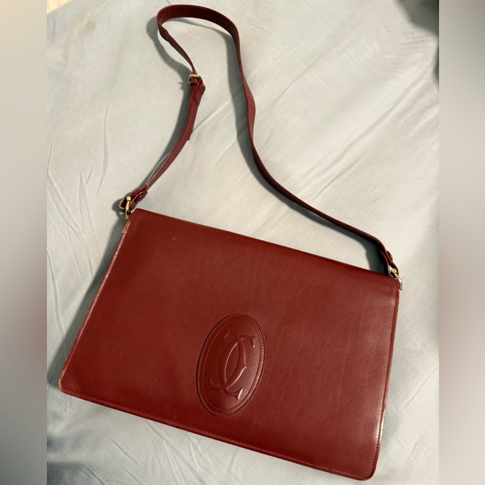 Vintage Cartier Leather Satchel